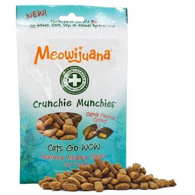 Meowijuana Crunchie Munchie - Seafood Medley - OUT OF STOCK